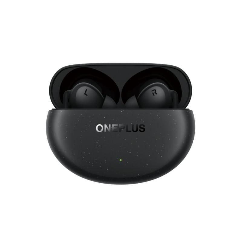 Oneplus Nord Buds 3 Pro Negro - Auriculares Bluetooth vista frontal en el estuche de carga