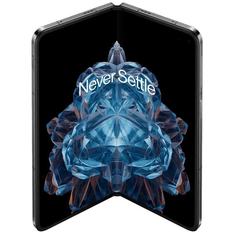 vista frontal del Teléfono móvil Oneplus Open 16GB/512GB Negro desplegado