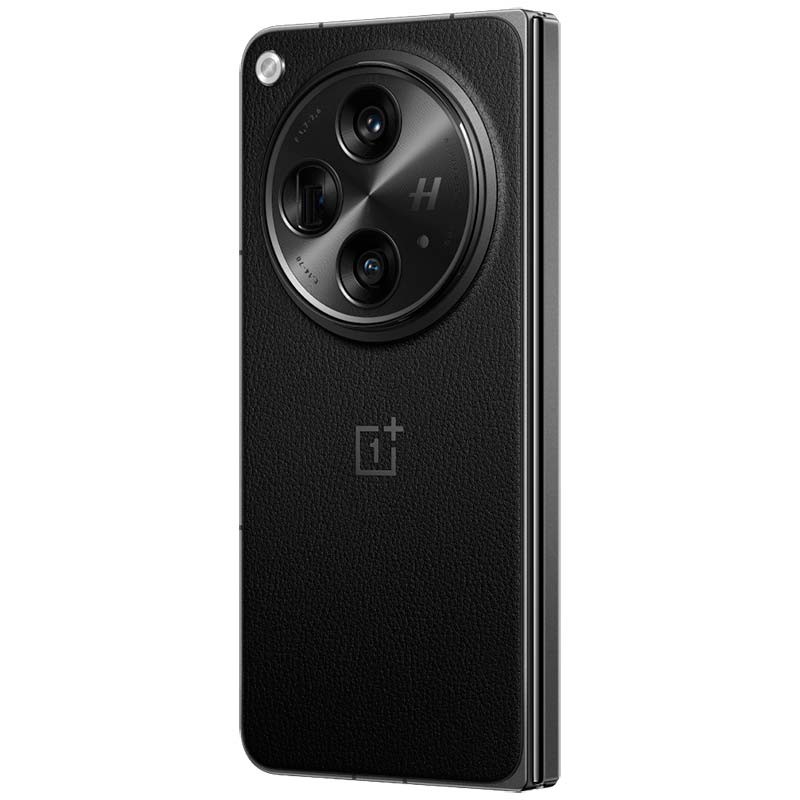 vista trasera del Teléfono móvil Oneplus Open 16GB/512GB Negro plegado