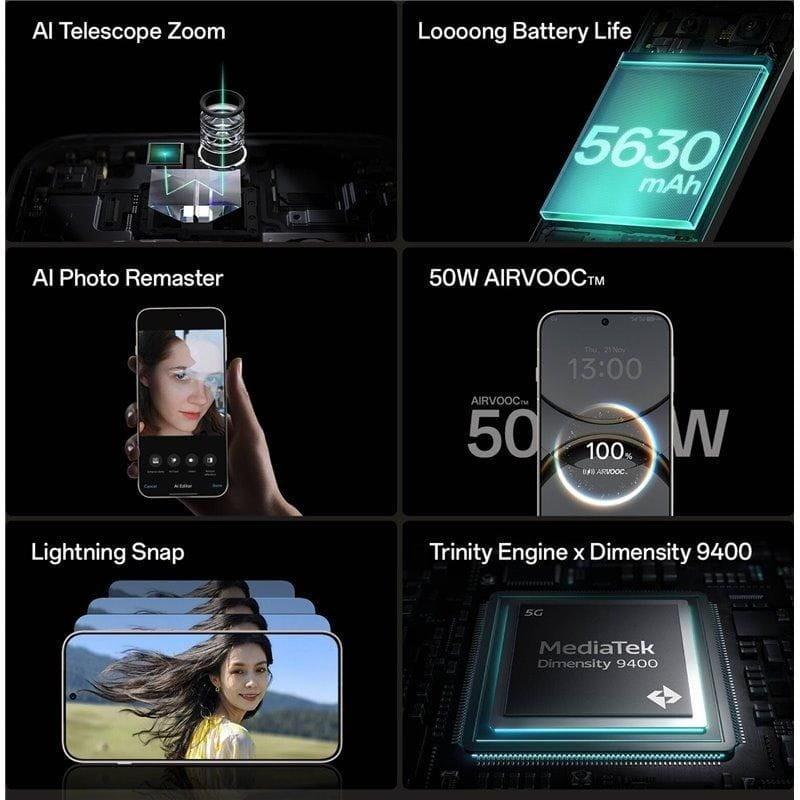 Caraterísticas do Oppo Find X8 12GB/512GB Preto