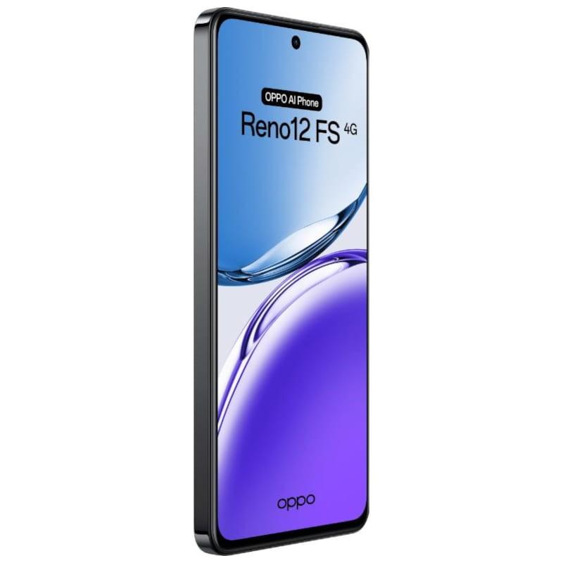 Teléfono móvil Oppo Reno12 FS 4G 8GB/512GB Gris Frontal lado derecho