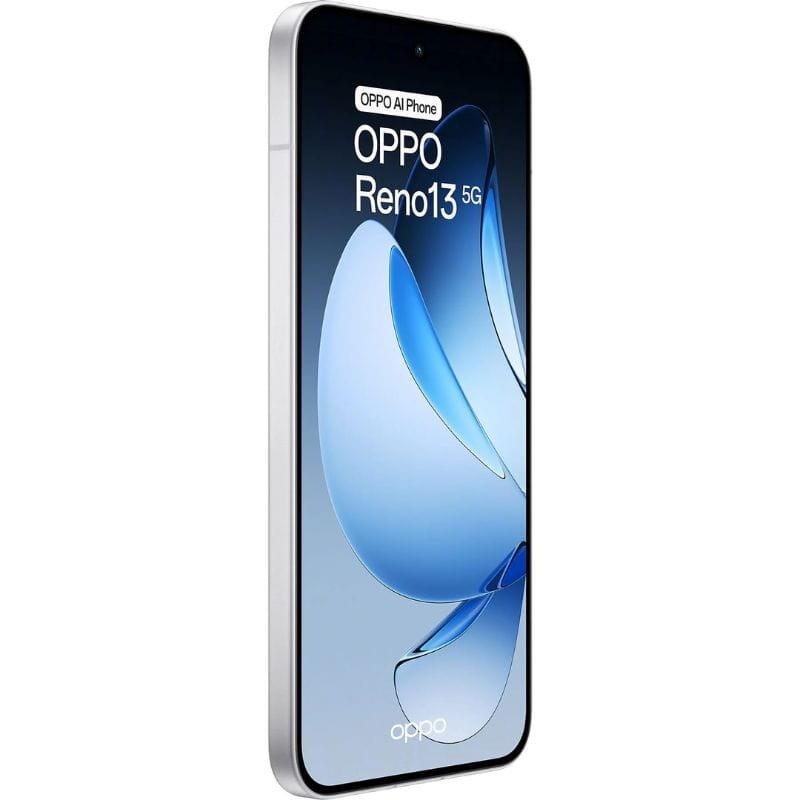 Oppo Reno13 5G 12GB/256GB Pluma Blanca - Teléfono Móvil lateral izquierdo