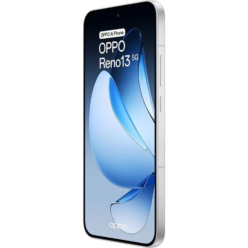 Oppo Reno13 5G 12GB/256GB Pluma Blanca - Teléfono Móvil lateral derecho