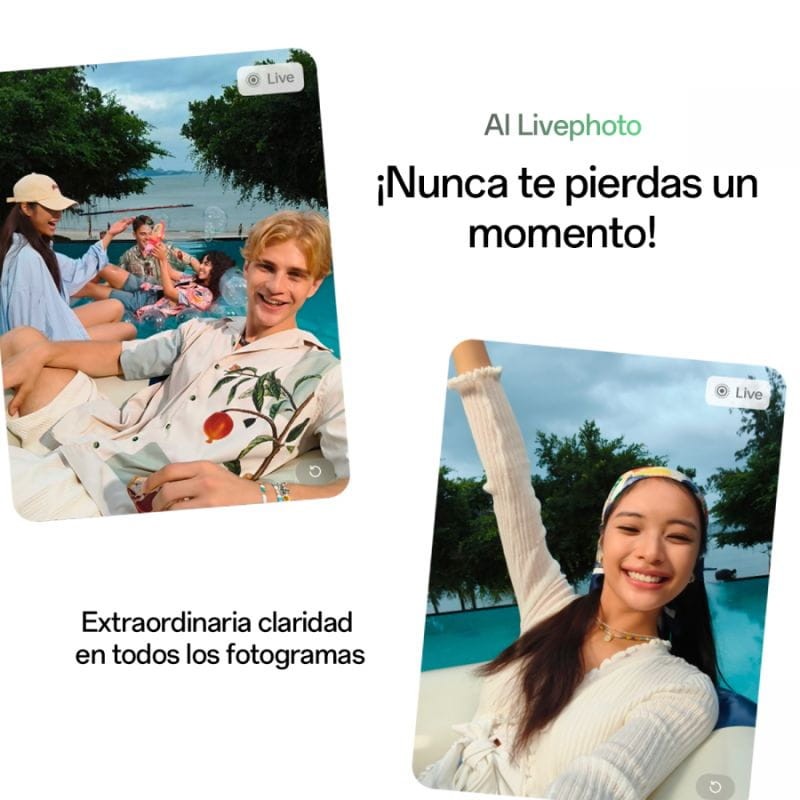 Oppo Reno13 F 5G 8GB/256GB Luminous Blue- Teléfono Móvil claridad en imágenes