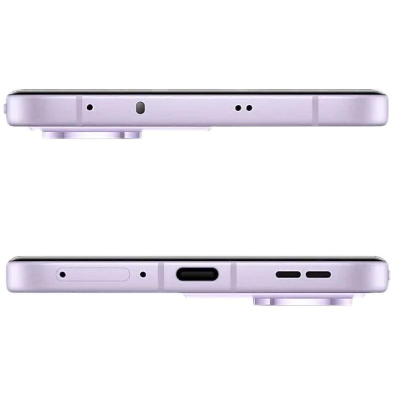 Oppo Reno13 Pro 5G 12GB/512GB Plume Purple - Teléfono Móvil imagen del perfil superior e inferior