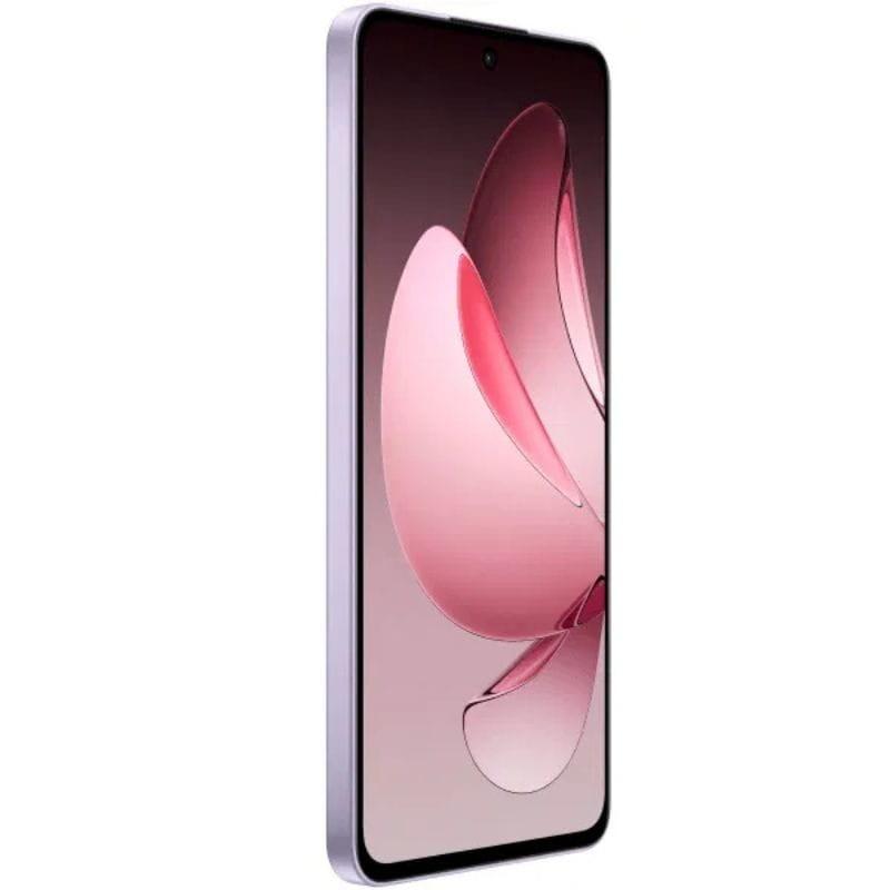 Oppo Reno13 F 5G 8GB/256GB Plume Roxo - Telemóvel com ecrã do lado esquerdo