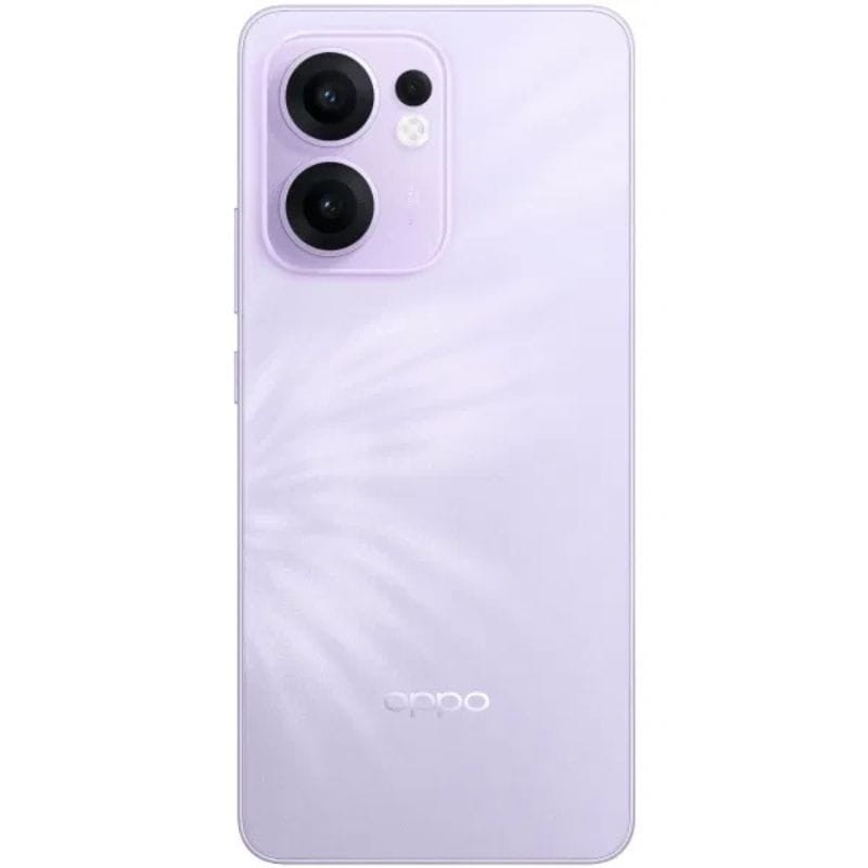 Oppo Reno13 F 5G 8GB/256GB Plume Purple- Imagem da vista traseira do telemóvel