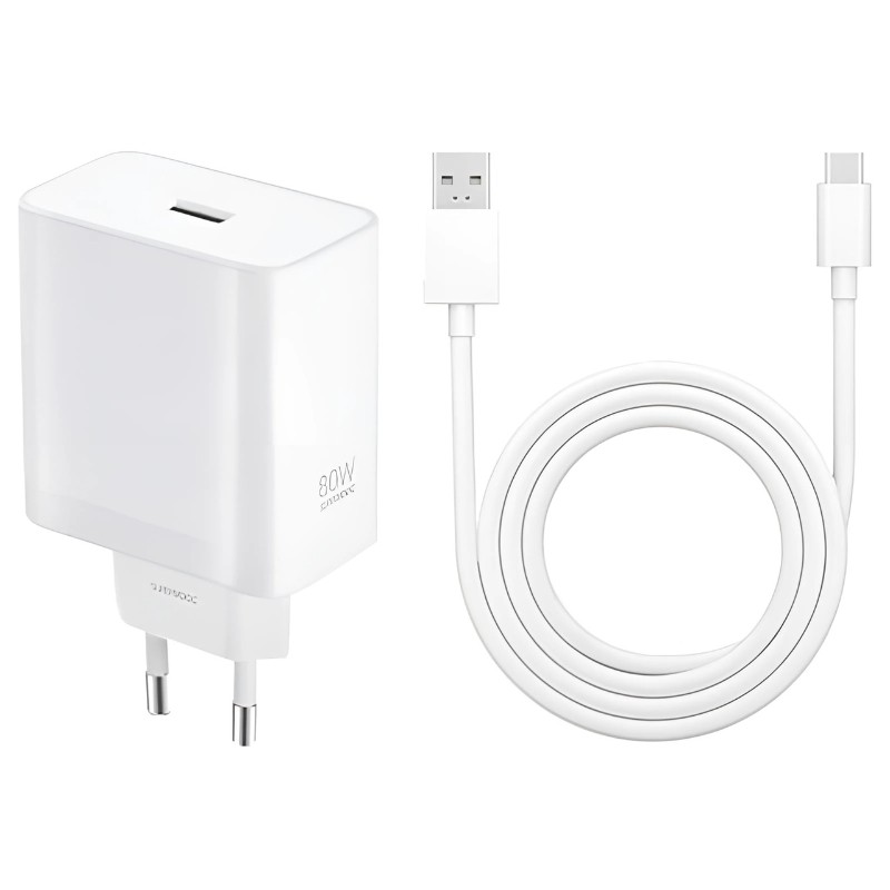 Oppo SuperVooc 80W + Cable Tipo C - Cargador de smartphone