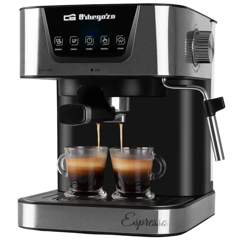 Orbegozo EX 6000 Noir/Acier - Machine à Expresso