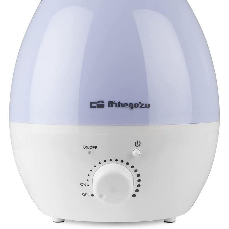 Orbegozo HU 2013 A Humidificador Luces 7 Colores Botones