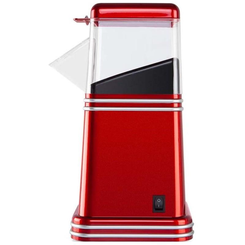 Orbegozo PA 4350 Palomitera Vintage Rojo/Blanco Perfil derecho