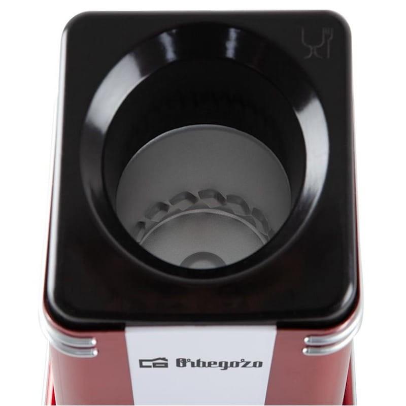 Orbegozo PA 4350 Palomitera Vintage Rojo/Blanco Interior