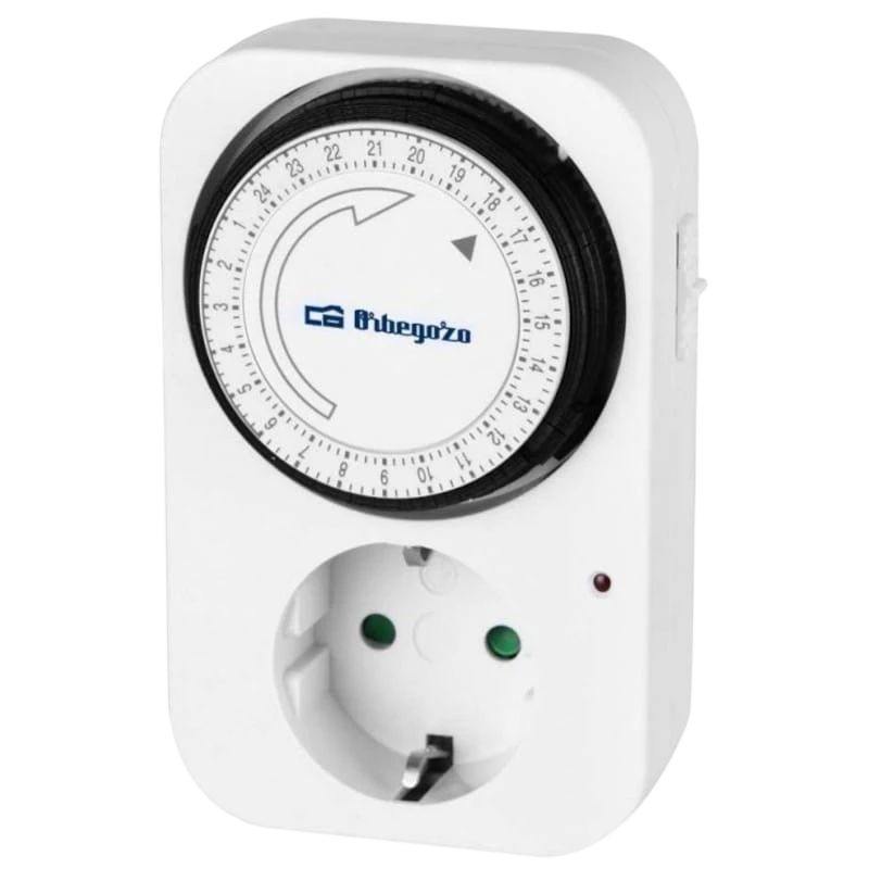 Programmateur de Prise Orbegozo PG 02 Puissance Maximum 3500W Blanc