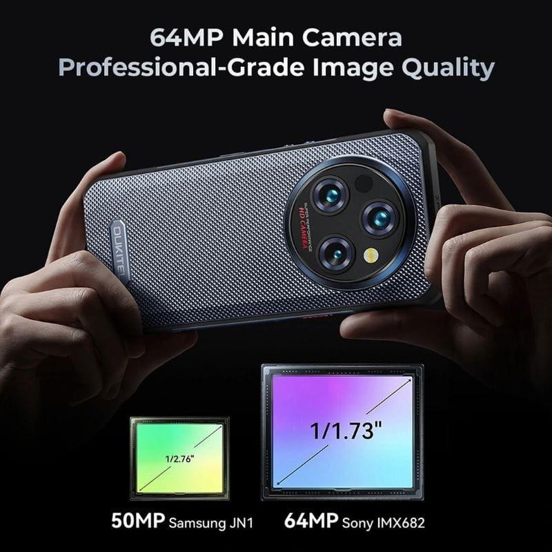 Oukitel WP35 Pro Dorado características de las cámaras