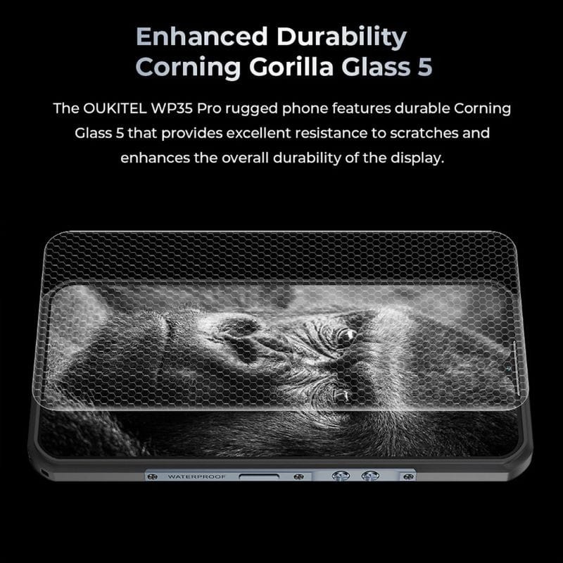 Oukitel WP35 Pro Dorado pantalla reforzada