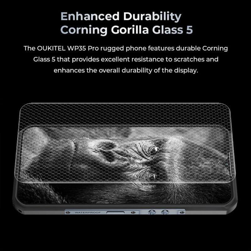 Oukitel WP35 Pro Dorado pantalla reforzada