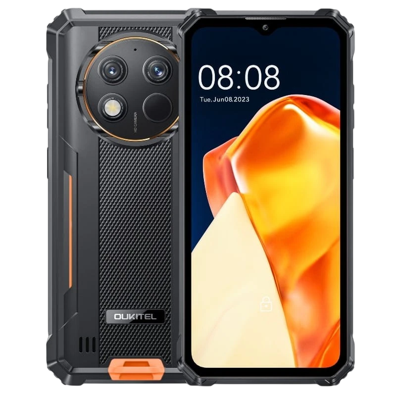 Oukitel G1 6GB/256GB Naranja - Teléfono Móvil Rugged