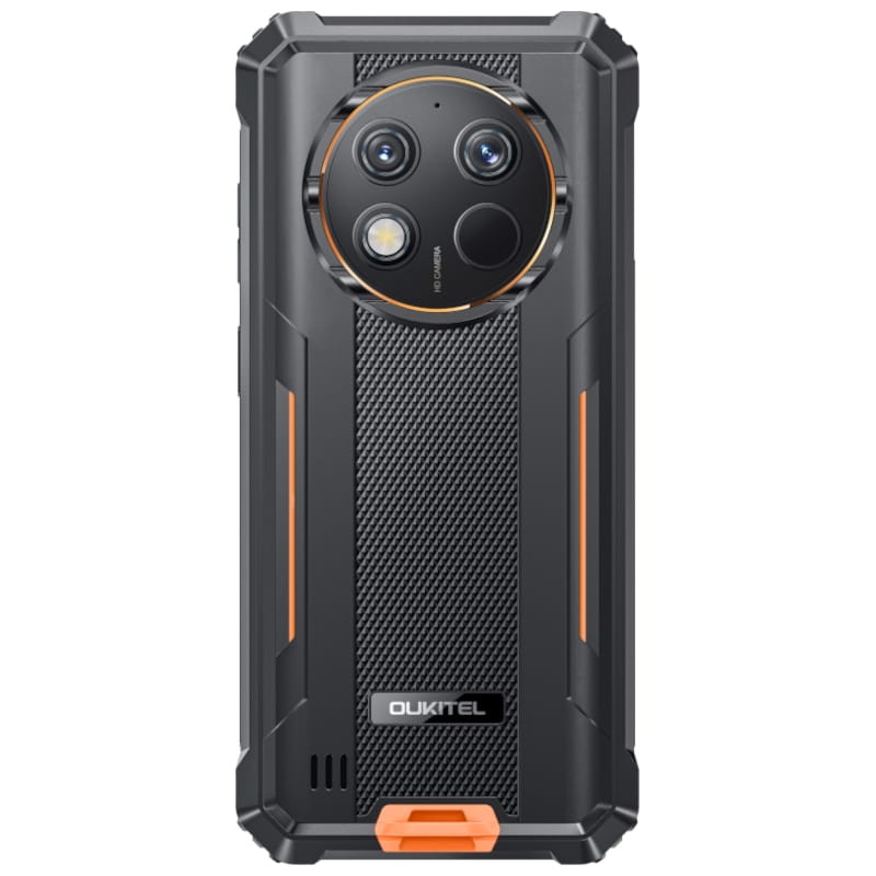 Oukitel G1 6GB/256GB Naranja - Teléfono Móvil Rugged Vista de la parte trasera
