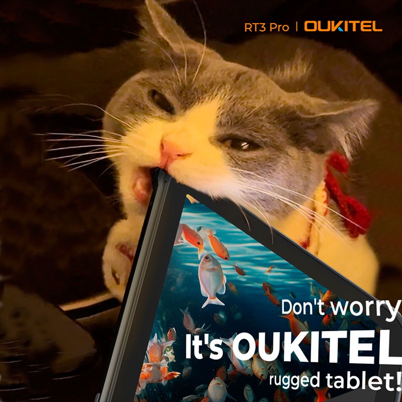 Oukitel RT3 Pro 4Go/128Go Noir - résistant aux morsures de chat