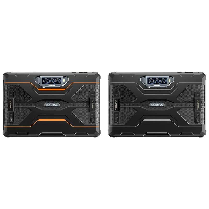 vista trasera de la Tablet Rugged Oukitel RT8 Naranja