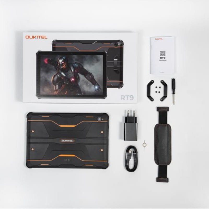 Contenido de Oukitel RT9 10.1 6GB/256GB Naranja - Tablet Rugged