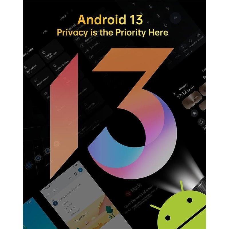 Android 13 Oukitel WP28E 4GB/64GB naranja - Teléfono móvil