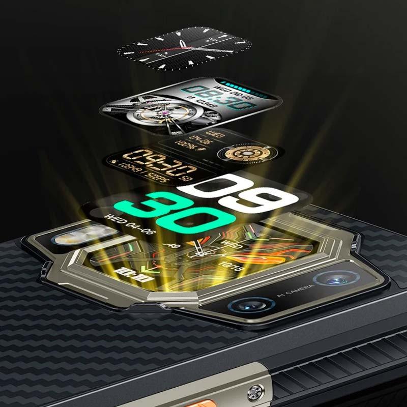 pantalla trasera del Teléfono móvil Oukitel WP30 Pro 12GB/512GB Negro