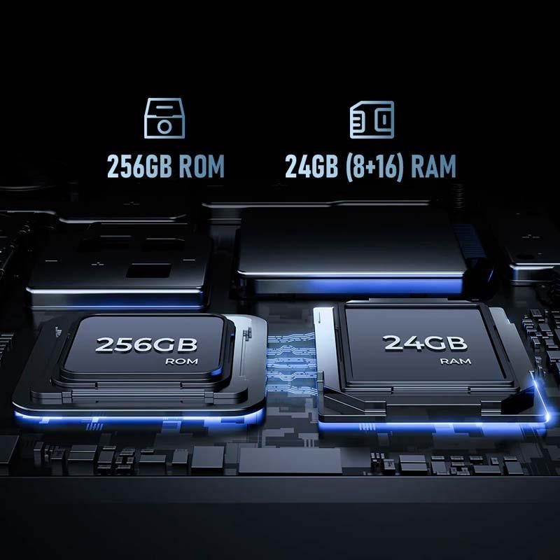 mémoires du Téléphone mobile Oukitel WP33 Pro 8 Go/256 Go Noir