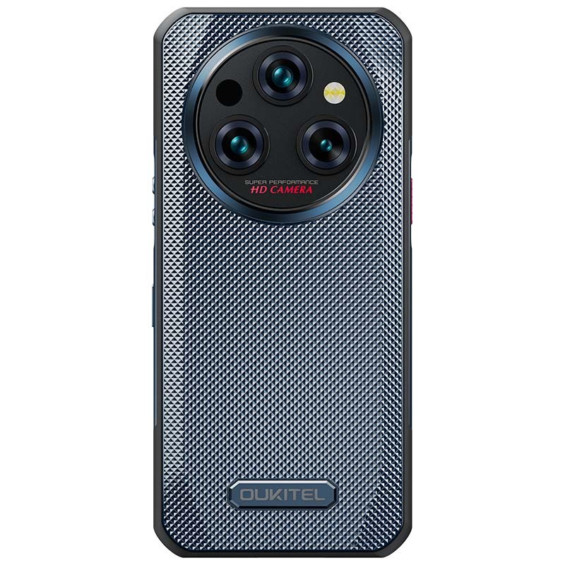 vista trasera del Teléfono móvil Oukitel WP35 8GB/256GB Gris