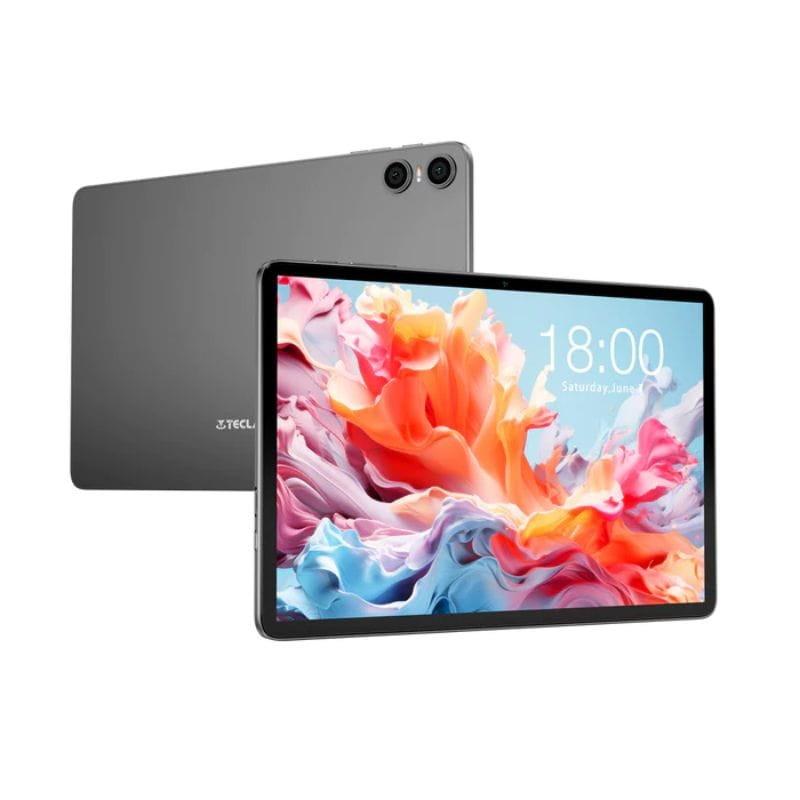 Teclast P30T 4GB/128GB Android 14 Preto - Imagem frontal e traseira do tablet