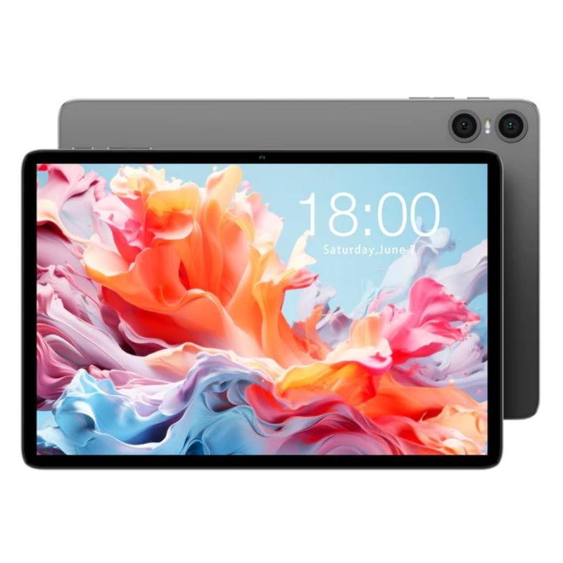 Teclast P30T 4GB/128GB Android 14 Preto - Imagem traseira e frontal do tablet