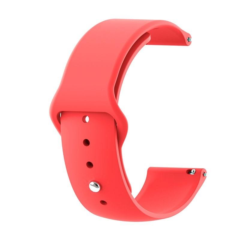 Pulseira de silicone Elgance vermelha para CMF by Nothing Watch Pro
