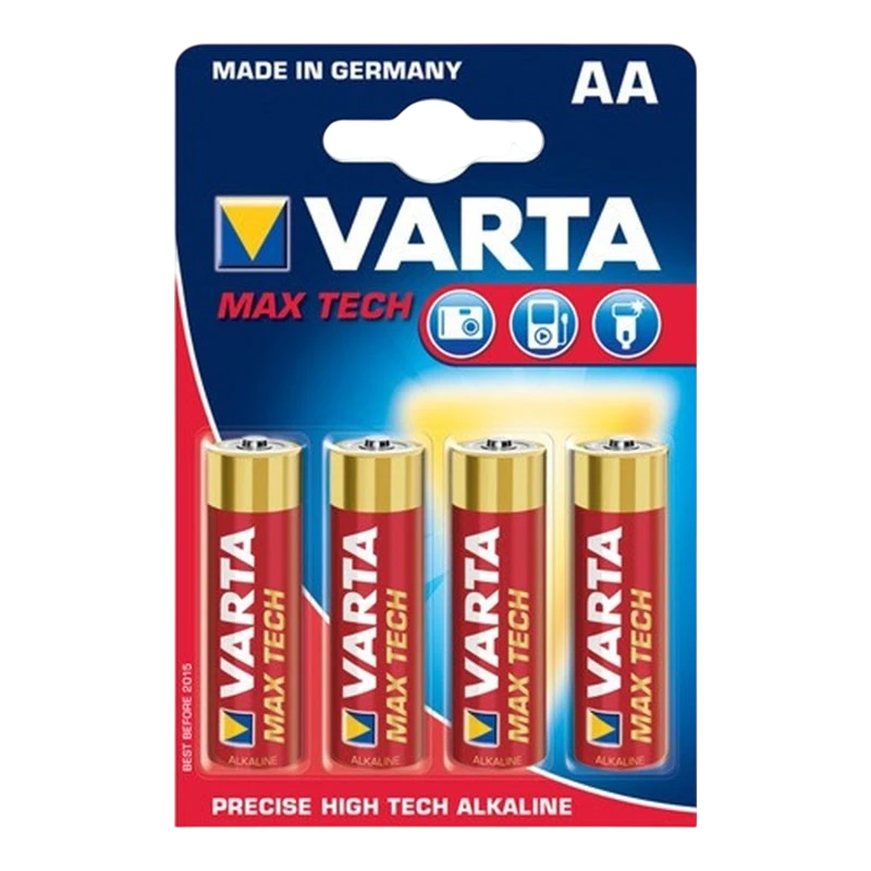 Pack 4x Pilas Varta AA Long Life Max Power LR06