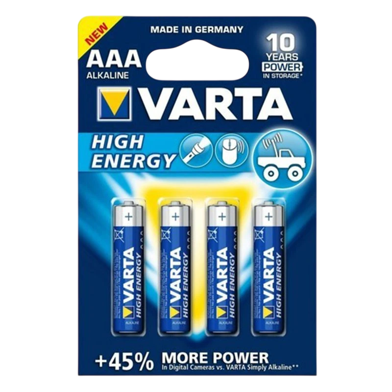 Pack 4x Pilas Varta AAA Long Life Power LR03