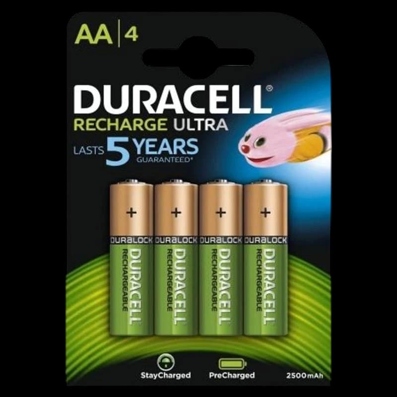 Pack 4 x AA Rechargeables Duracell 2500 mAh HR06-P