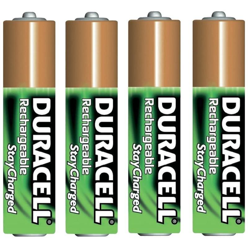 Pack 4x AAA Rechargeable Duracell 850mAh HR03-A - Batteries