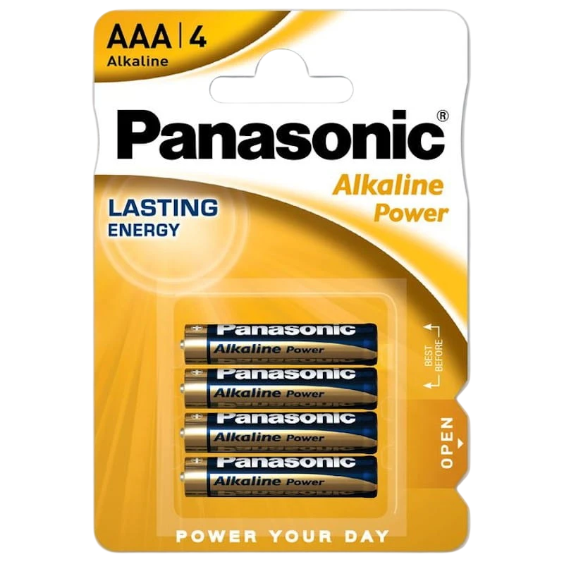 Pack 4x Baterias AAA Panasonic LR03APB