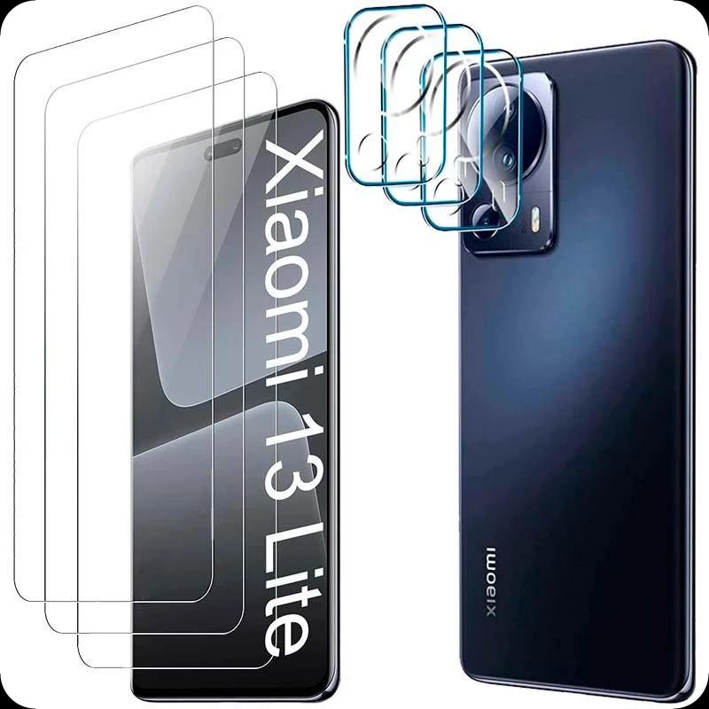 Pack d'accessoires Xiaomi 13 Lite avec 3 Protection d'écran + 3 Film protection caméra