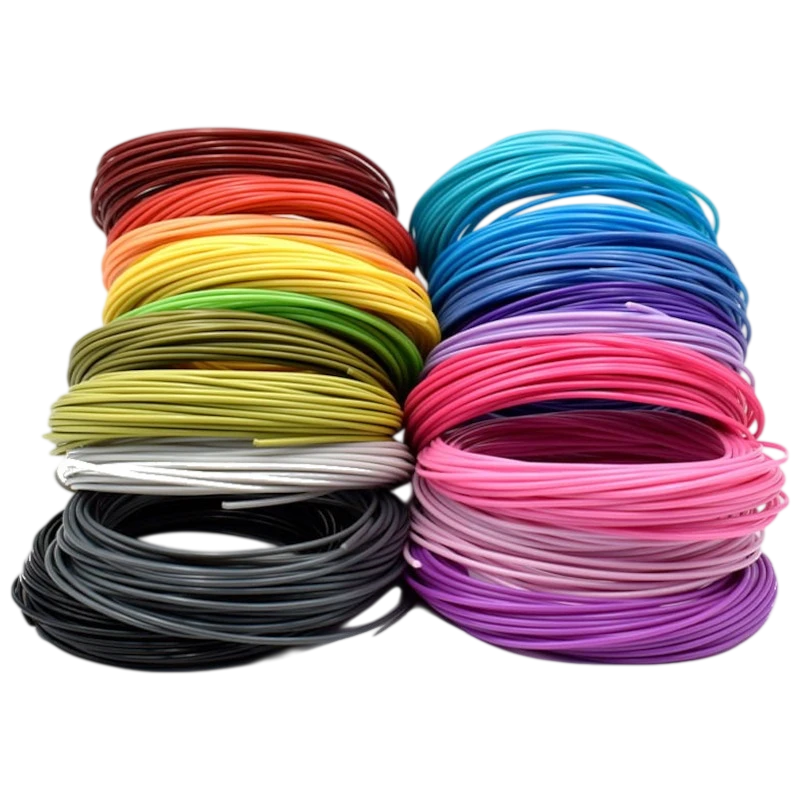 Pack Filamento PLA Bolígrafo 3D 1.75mm 10m x 20 Unidades Diferentes Colores