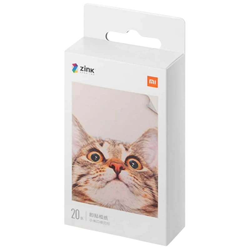 Pack x20 Papel Fotográfico Xiaomi Mi Portable Photo Printer 2x3 Para impresora Xiaomi Mi Portable Photo Printer