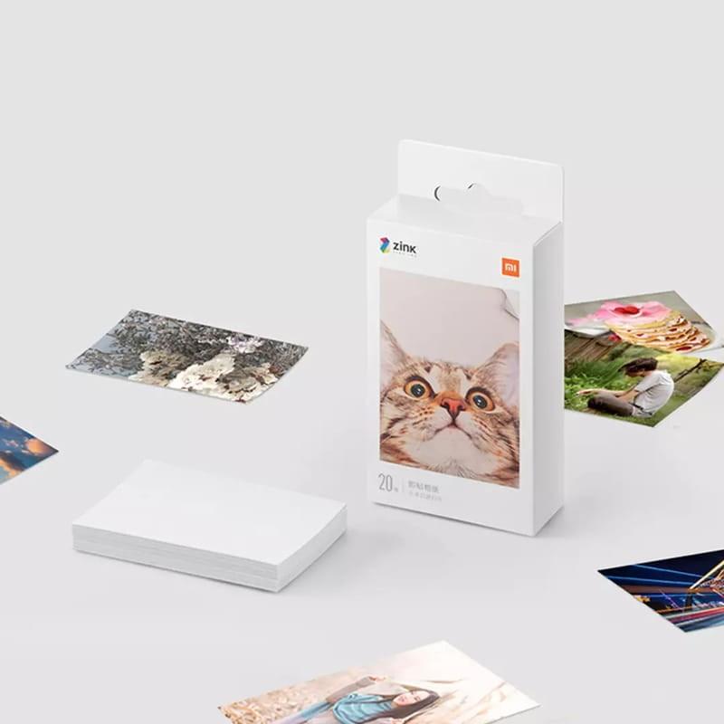 Pack x20 Papel Fotográfico Xiaomi Mi Portable Photo Printer 2x3
