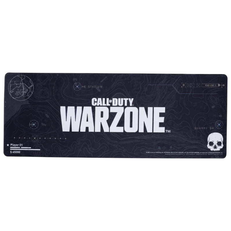 Paladone Call of Duty Warzone Negro - Alfombrilla para ratón