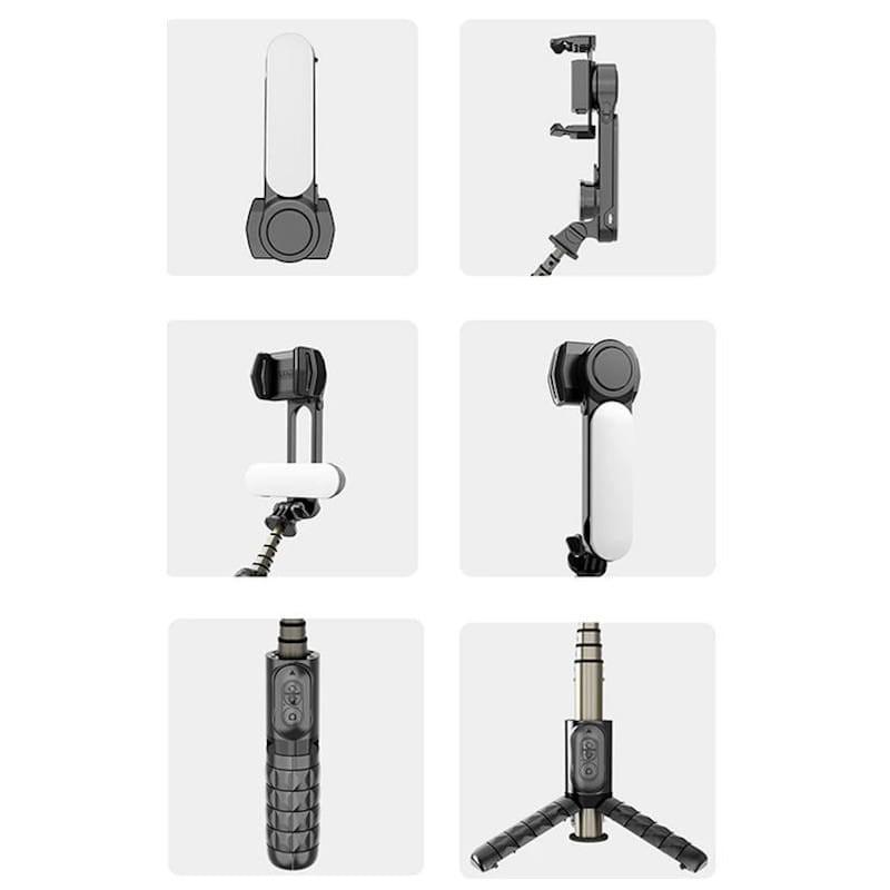 Palo Selfie Stick Q09 Negro Formatos