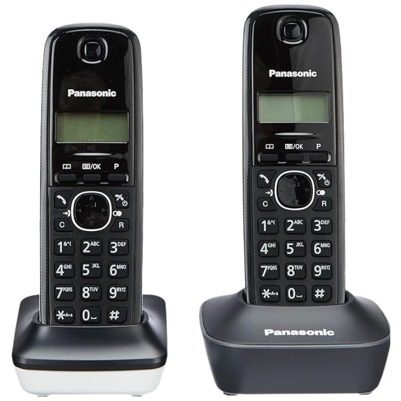 Panasonic KX-TG1612 Preto - Telefone DECT com imagem frontal
