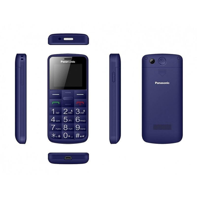 Latérales de Panasonic KX-TU110EXC Bleu - Téléphone portable pour seniors