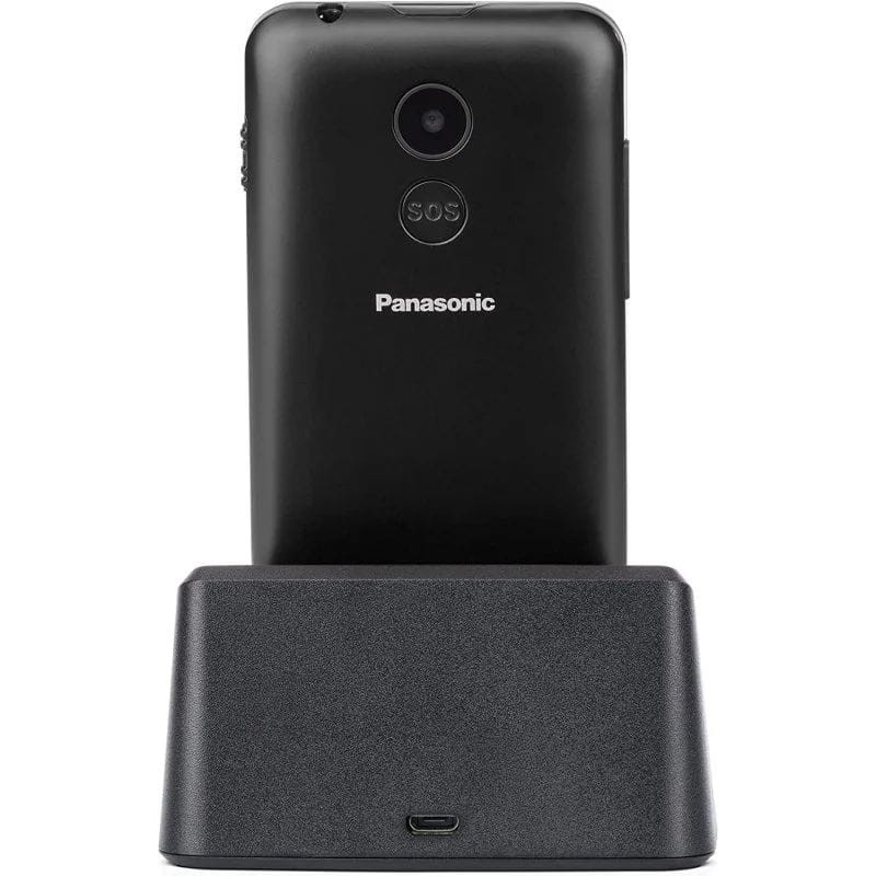 Arrière de Panasonic KX-TU155EXBN Noir - Téléphone portable pour seniors