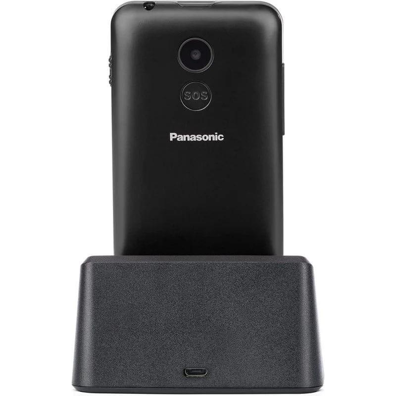 Arrière de Panasonic KX-TU155EXBN Noir - Téléphone portable pour seniors