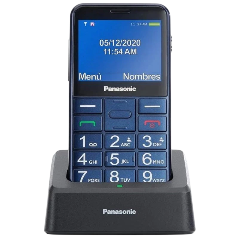 Panasonic KX-TU155EXCN Bleu - Téléphone portable pour seniors