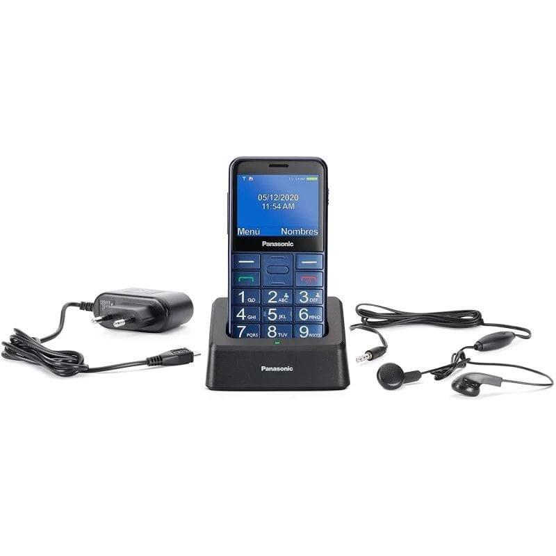 Contenu de Panasonic KX-TU155EXCN Bleu - Téléphone portable pour seniors