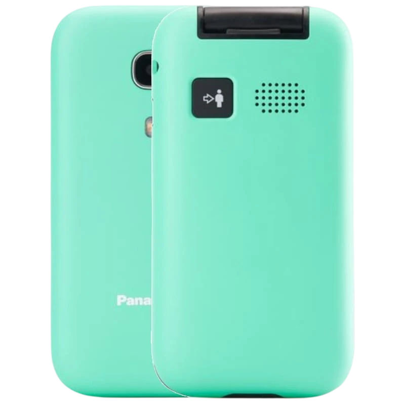 Panasonic KX-TU400EXC Turquesa - Teléfono Móvil para Personas Mayores